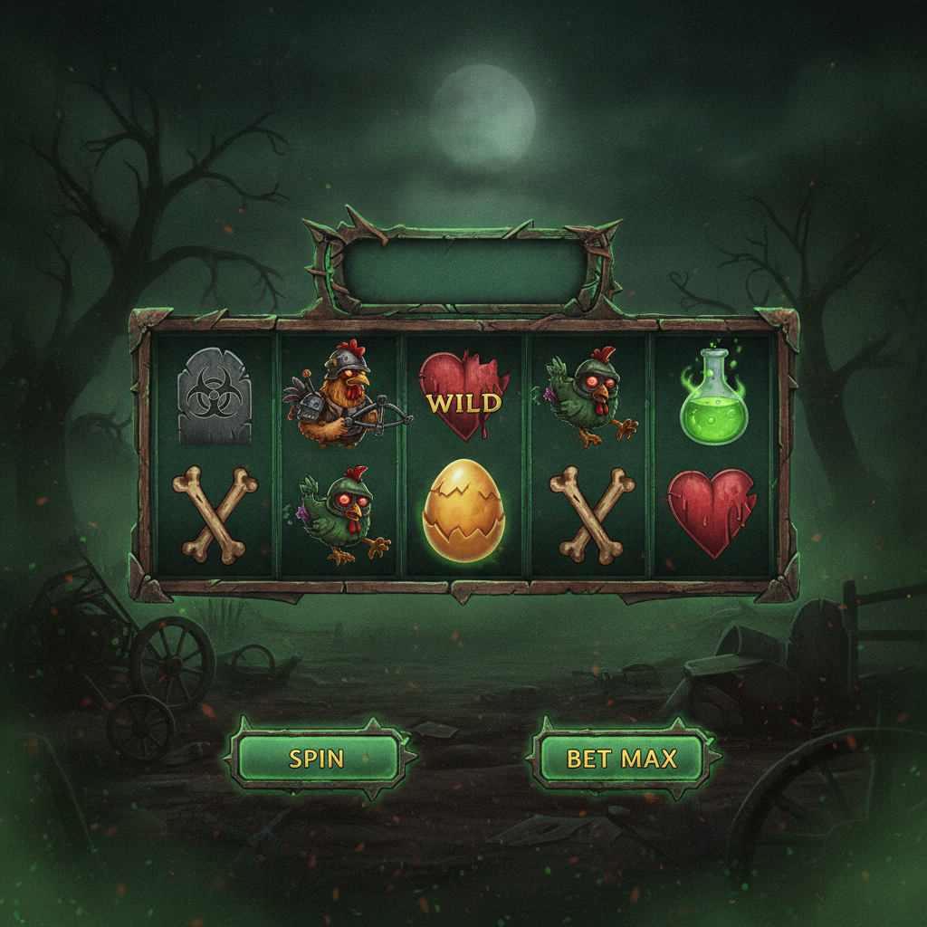 Slot Pollo vs Zombi con galline guerriere contro zombie, simboli wild espandibili e giri gratuiti con moltiplicatori